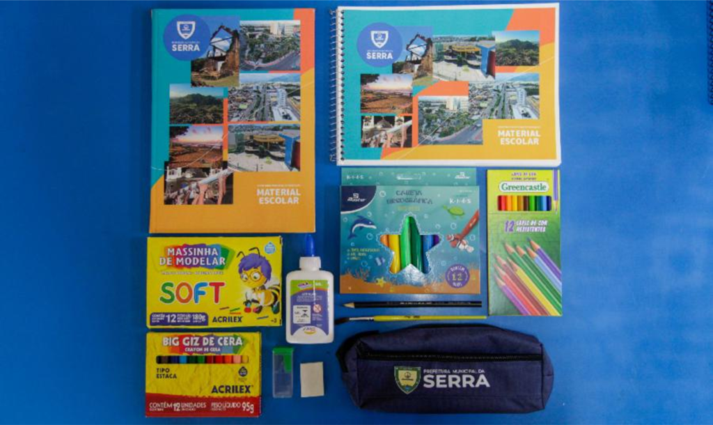 Prefeitura da Serra inicia entrega de kits escolares